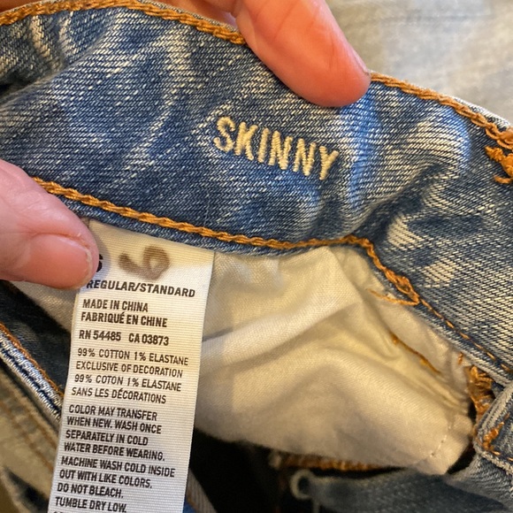 American eagle distress jeans size 6 - Picture 6 of 9